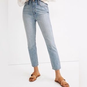 Madewell The Curvy Perfect Vintage Jean Fitzgerald wash cropped size 29